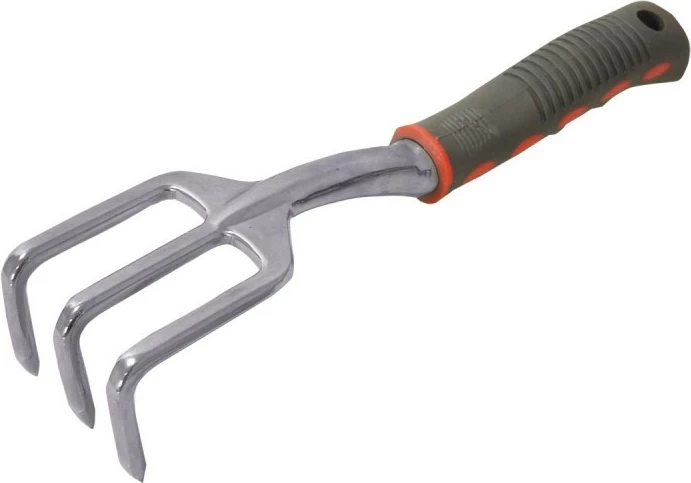 Grabujë dore Proline 40068, çelik inox, dorezë ergonomike, zi/kuqe
