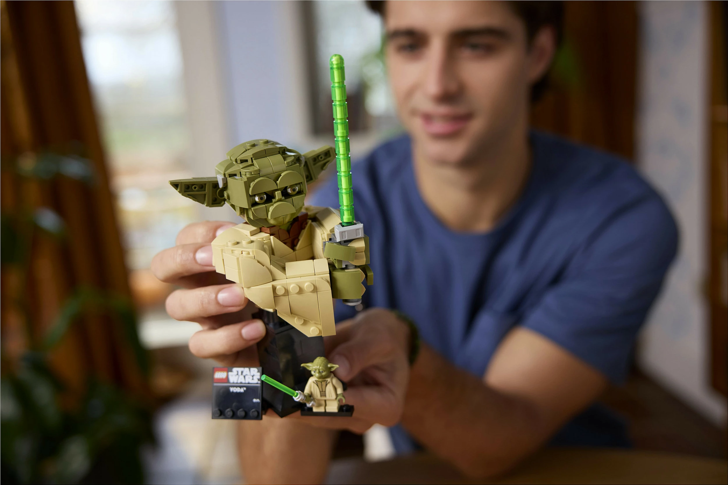 Set ndërtimi LEGO Star Wars 75438 Yoda, 399 pjesë, multikolor