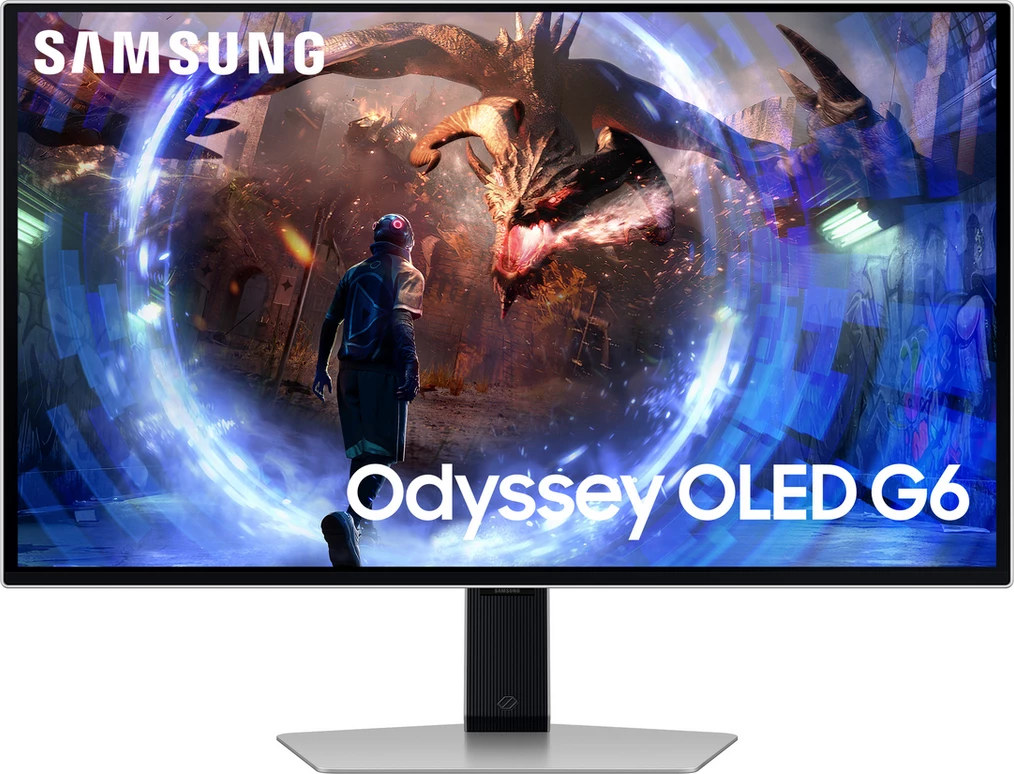 Samsung Odyssey OLED G6 G60SD 27" QHD 360Hz - OLED, 0.03ms, FreeSync Premium Pro, Silver