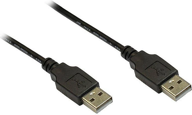 Kabllo USB 2.0 GoodConnections A-A, 1.8 m, e zezë
