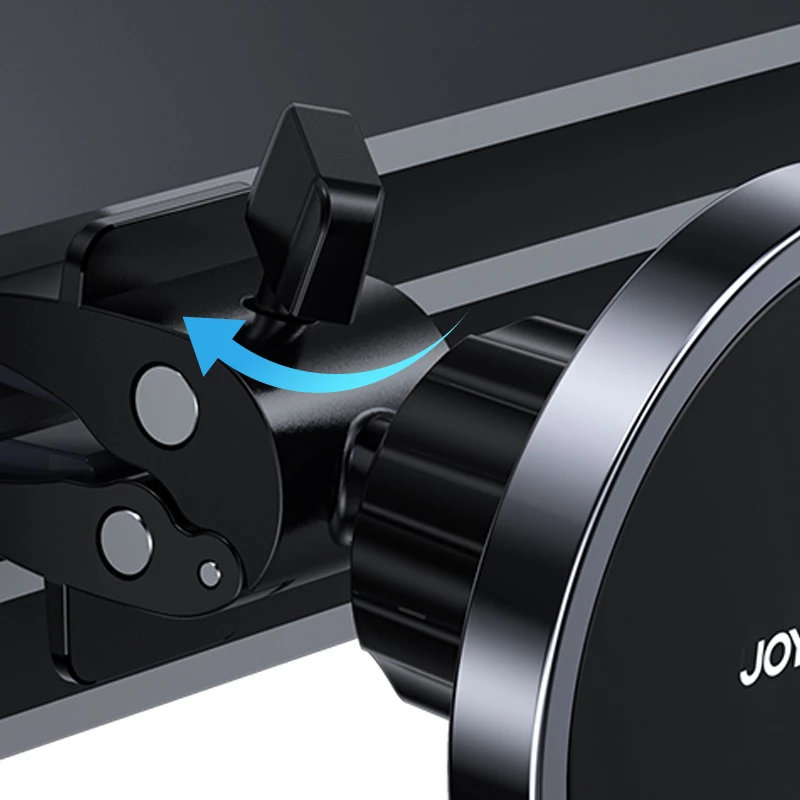 Mbajtës magnetik për veturë me karikues wireless Joyroom JR-ZS240, 15W, MagSafe, i zi