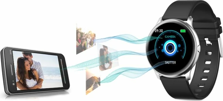 Smartwatch unisex G. Rossi, e zezë