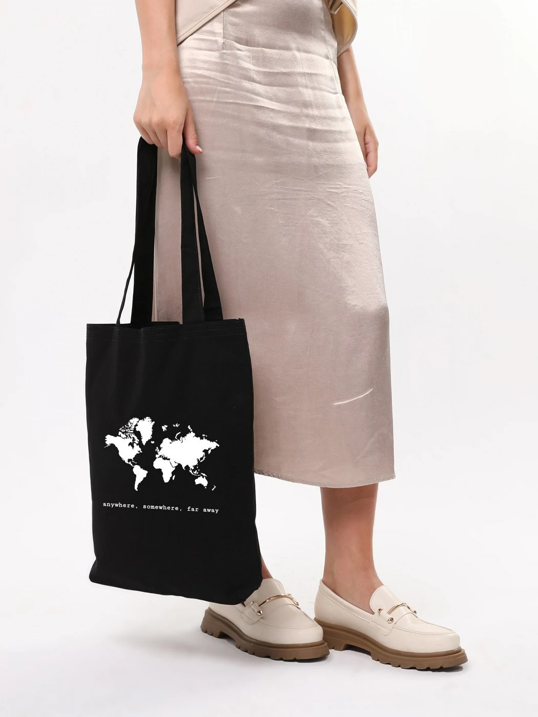 Qese tote Pauldavis, ngjyrë e zezë, Zoozie Bags, 35x40x8cm