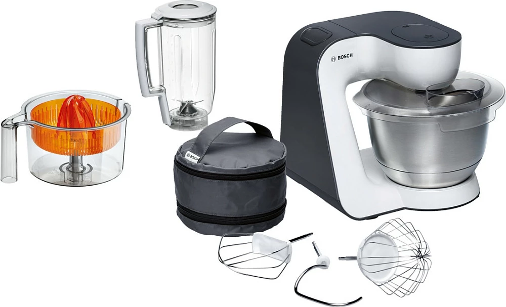 Robot kuzhine Bosch MUM50123 MUM5, 800W, enë 3.9L inox, bardhë/antracit