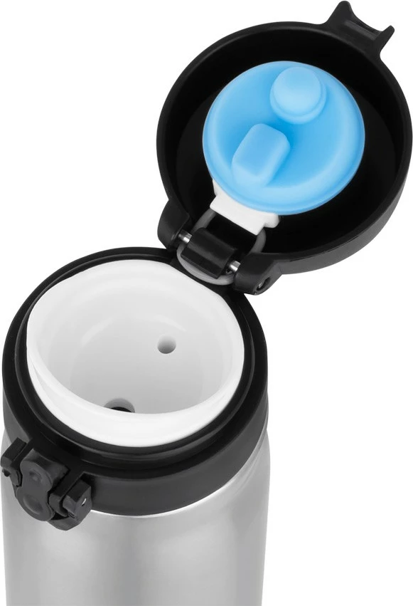 Shishe termike NOVEEN TB802 400 ml, argjendtë