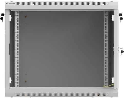 Kasë rack LANBERG 19" 9U 600x600mm, varëse, derë me vrima, gri