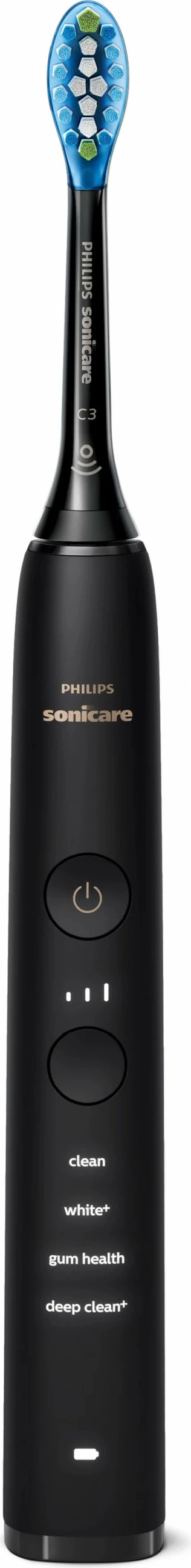 Furçë dhëmbësh elektrike Philips DiamondClean 9000 HX9914/57, sonic, 2 copë, me karikues, e zezë dhe e bardhë