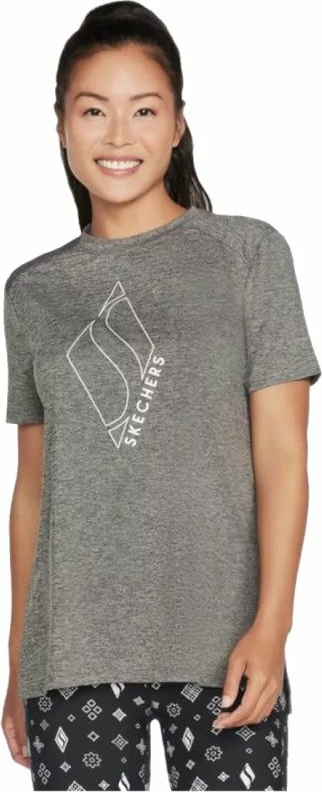 Maicë femra Skechers Diamond Blissful Tee W1TS327-BLK, gri, XS