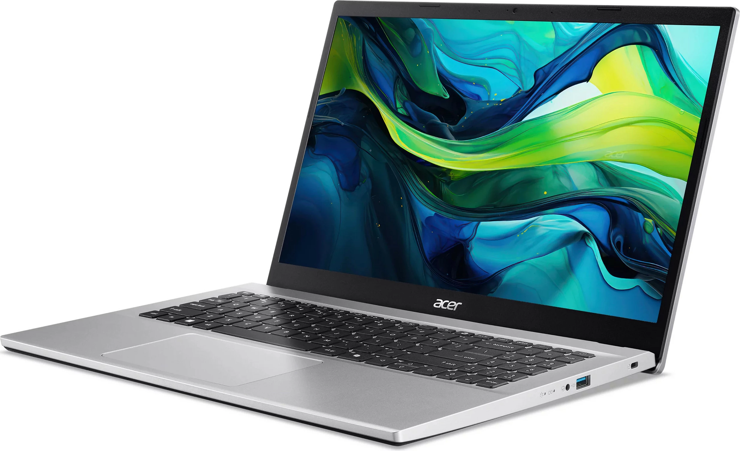 Laptop Acer Aspire Go 15 AG15-42P-R1VS, Ryzen 7 5825U, 8GB RAM Memorje, 512GB SSD, 15.6" FHD, Linux, Pure Silver