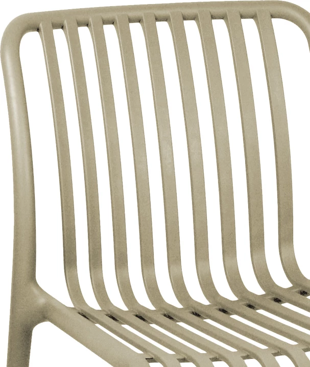 Karrige për bar Laudre, PP, ngjyrë kapuçino, 56x36x87cm