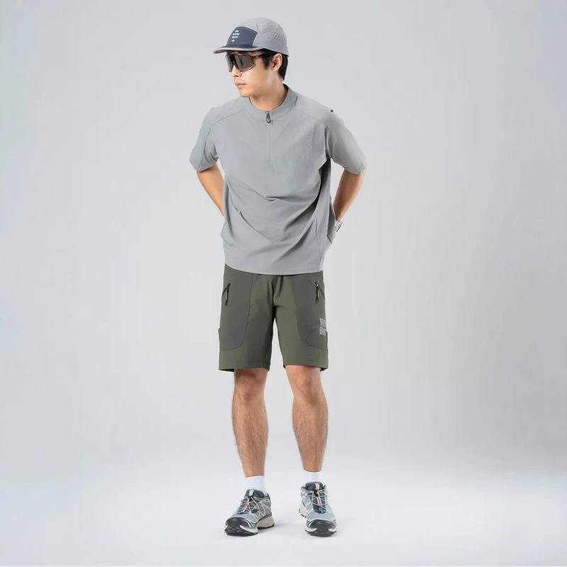 Shorce sportive Rockbros YDDK015, të gjelbra, XXL me rrip