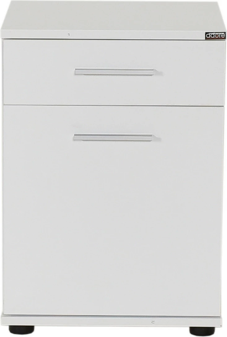 Komodinë e bardhë për dhomë gjumi, Hanah Home, Kmd-511-Bb-1
