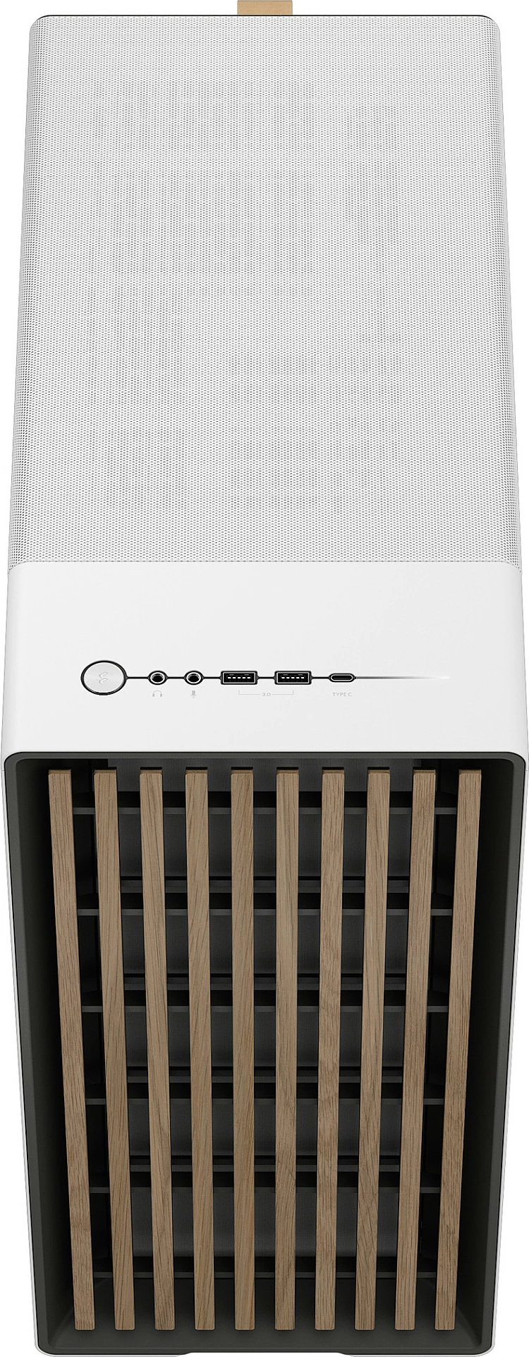 Kasë Fractal Design North Chalk White, Midi Tower, xham i kalitur
