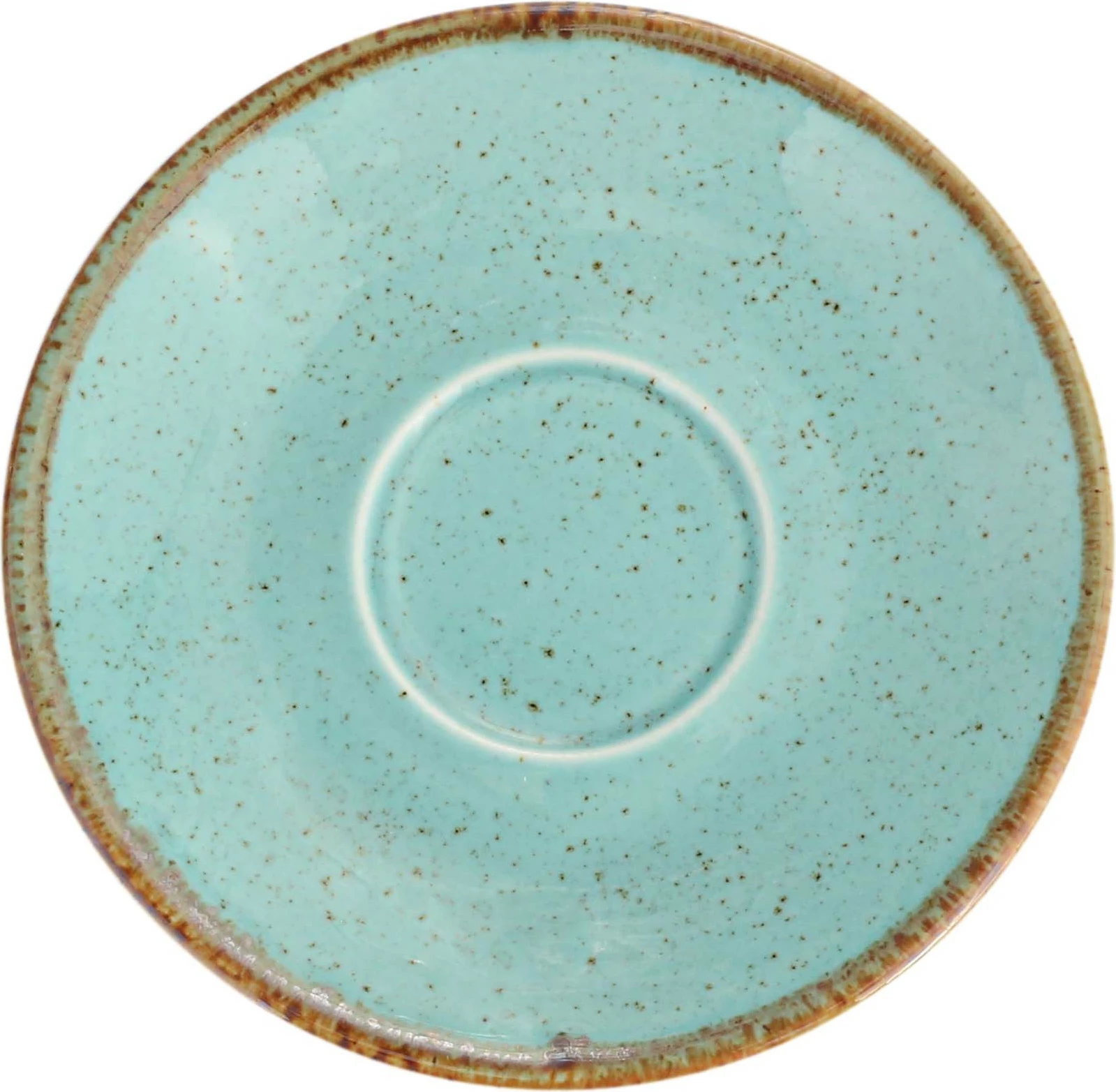 Nënfilxhan porcelani Porland Seasons Laguna 120 mm, kaltër e çelët, set 6 copë
