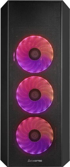 Kasë CHIEFTEC SCORPION 4 GL-04B-UC-OP, ATX, USB-C 3.2, A-RGB, e zezë