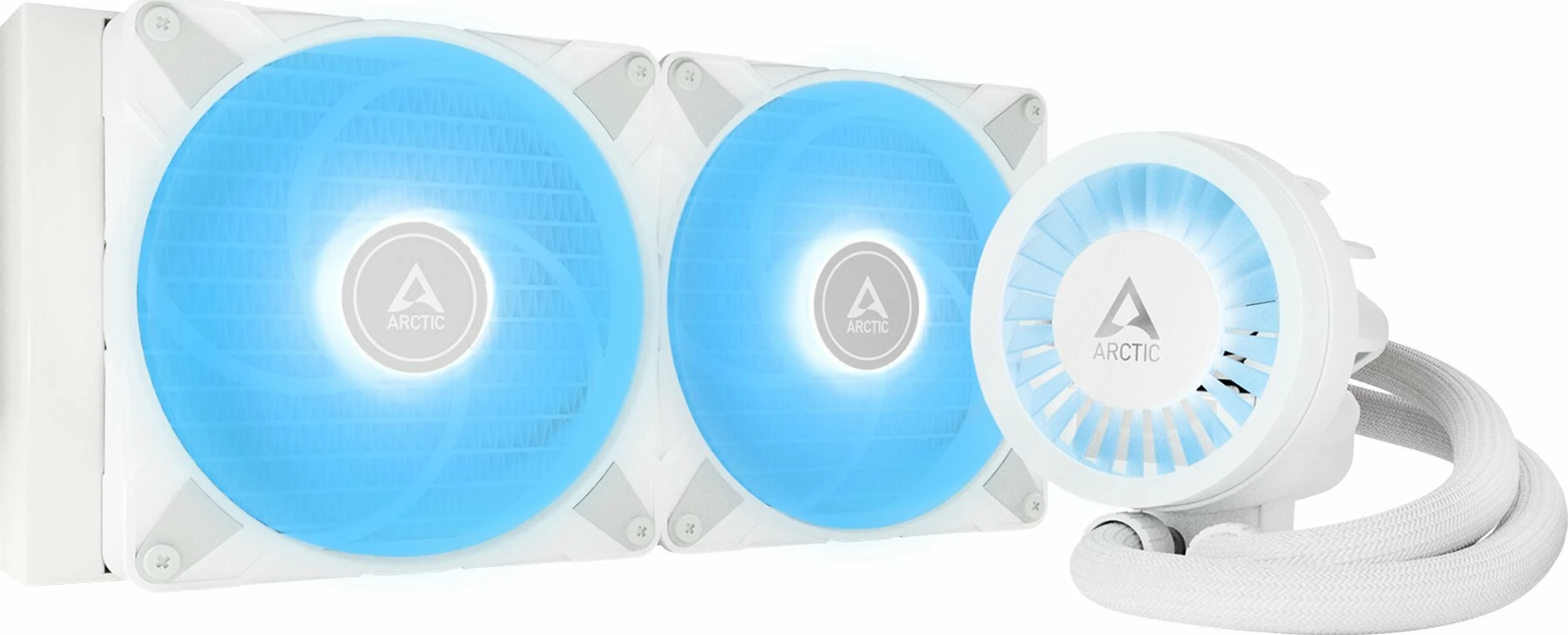 Ftohës me ujë AIO Arctic Liquid Freezer III 280 A-RGB 280mm, 2x140mm PWM, i bardhë