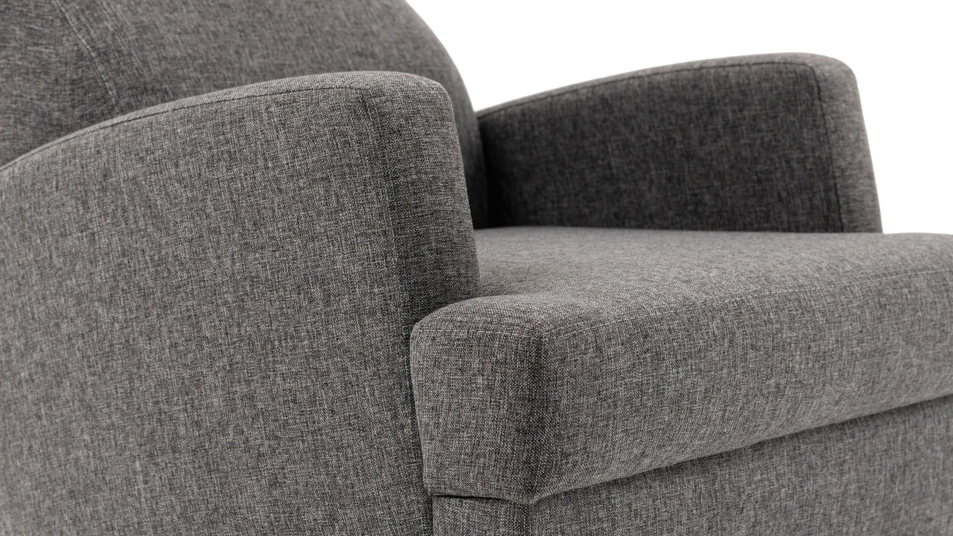 Karrige bergere Wing, ngjyrë gri e errët, Atelier del Sofa