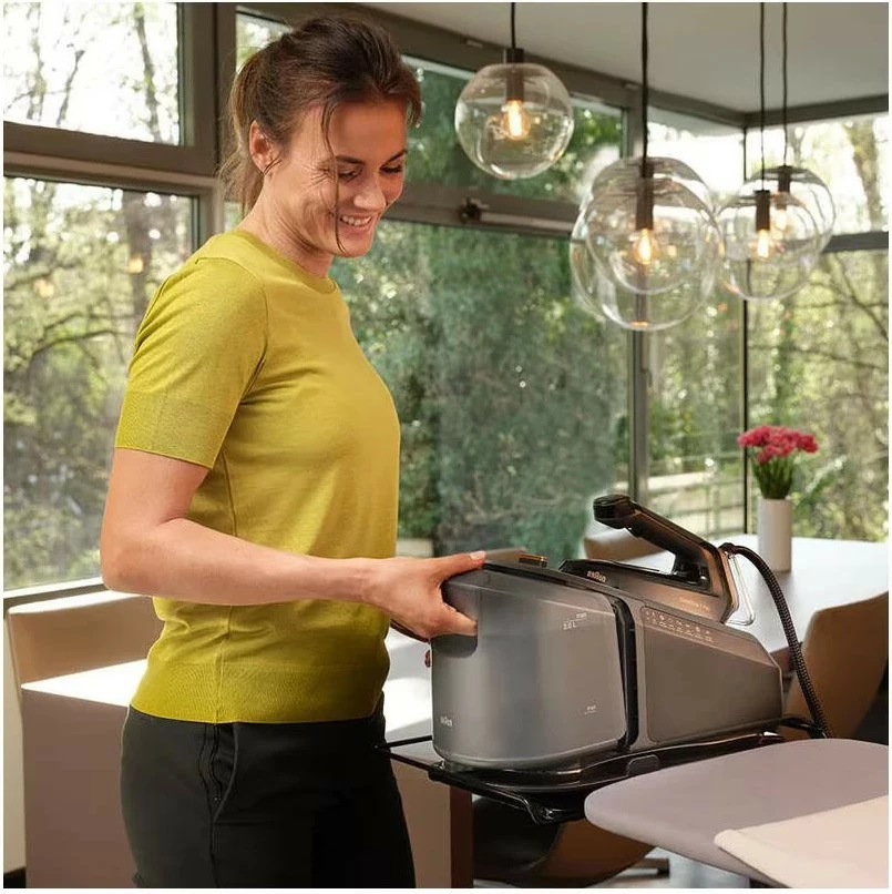 Hekur me stacion avulli Braun CareStyle 7 Pro IS 7286 BK, 2700W, 8 bar, 2.0L, i zi