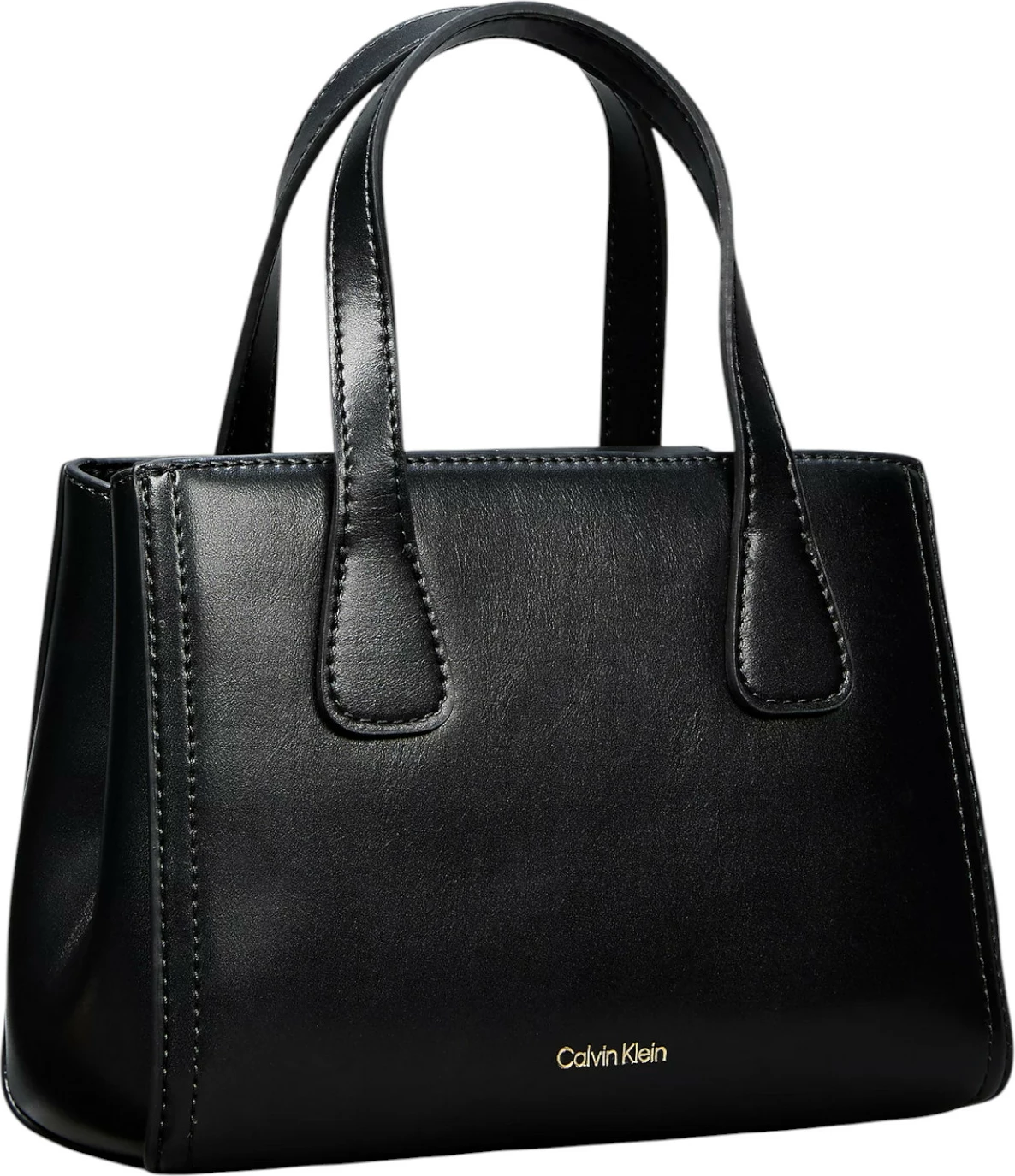 Çantë mini tote crossbody Calvin Klein LV04F3520G, e zezë