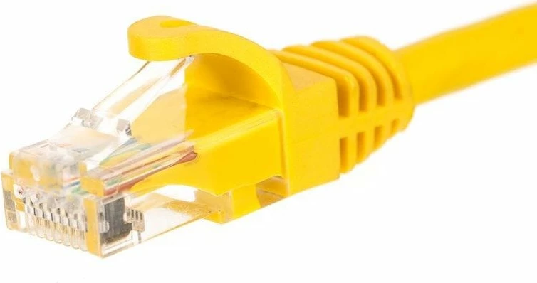 Kabllo rrjeti NetRack BZPAT025UY Cat 5e UTP RJ45-RJ45 0.25 m E verdhë