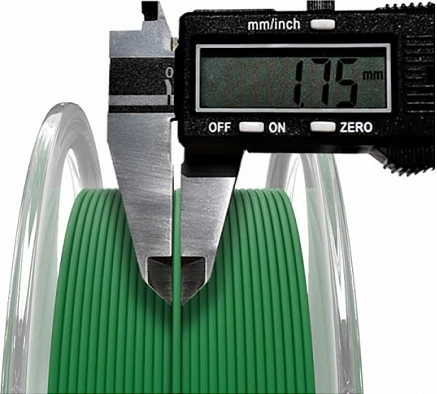 Filament 3D AzureFilm ABS Plus 1.75mm 1kg, i gjelbër
