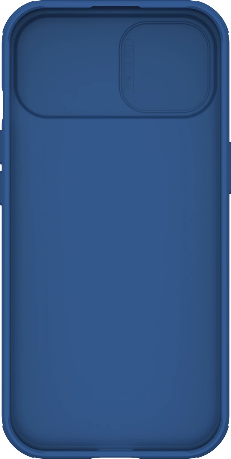 Mbështjellës Nillkin CamShield Pro Magnetic për iPhone 15 Plus, me kapak kamere, Kaltër