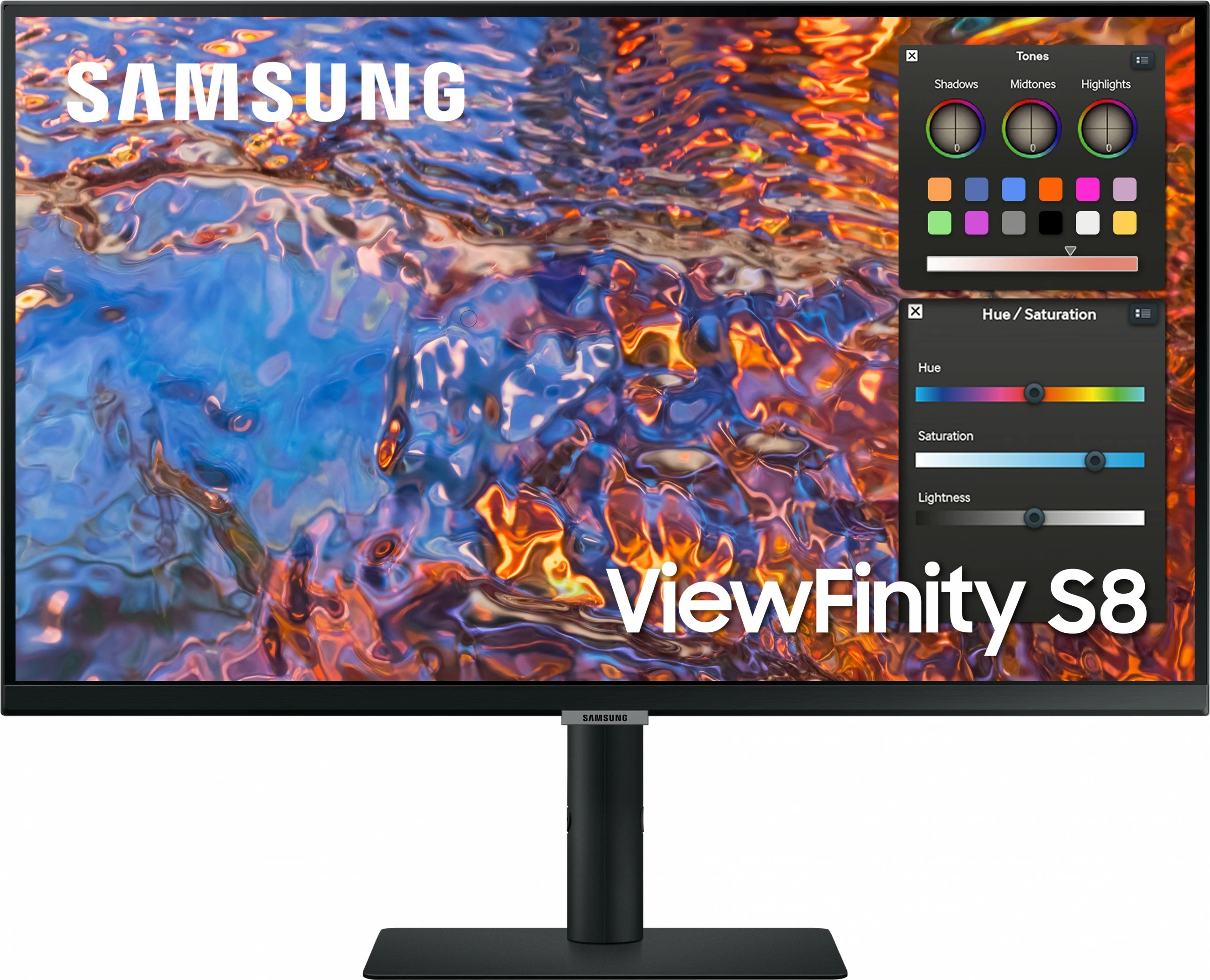 Monitor Samsung S80PB, 32", 4K Ultra HD, LED, i zi
