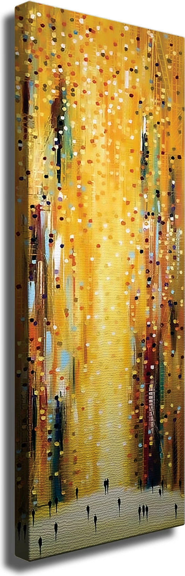 Pikturë dekorative në kanavacë Wallity, shumëngjyrëshe, KNV4439_3080, 30x80cm