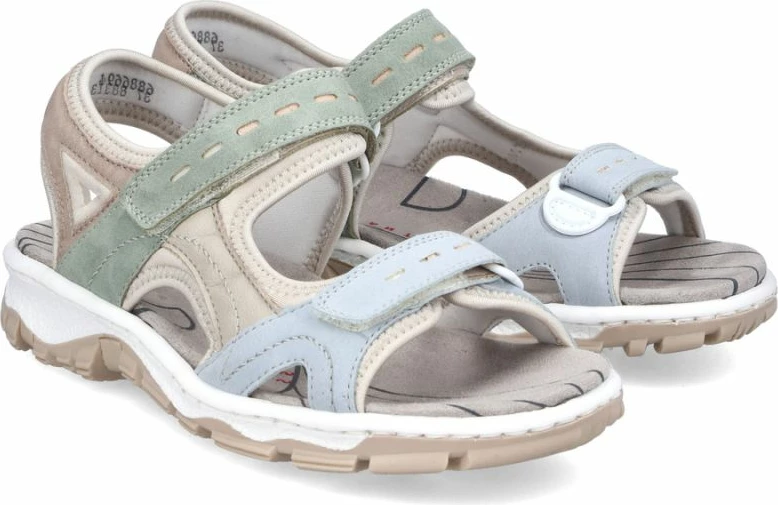 Sandale sportive femra Rieker 68866-94, shumëngjyrëshe [Madhësia: 38]