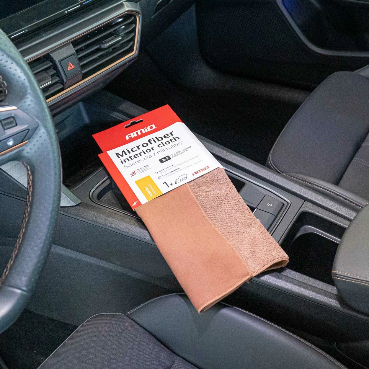 Peshqir mikrofibre për interior 30x30 cm – 500 g 