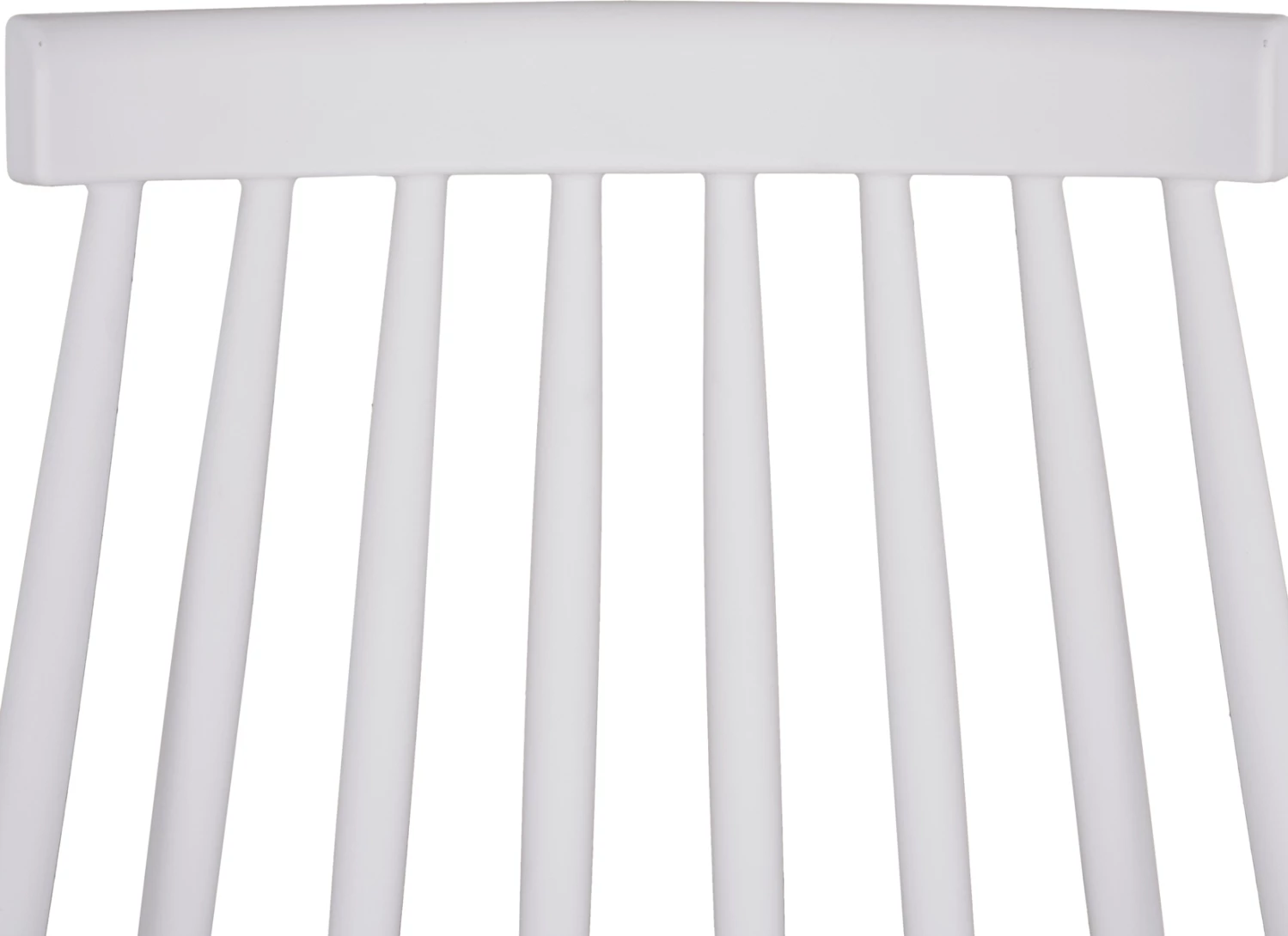 Karrige për ngrënie Vanessa e bardhë me këmbë metalike 43x46,5x82cm, set prej 4 copë