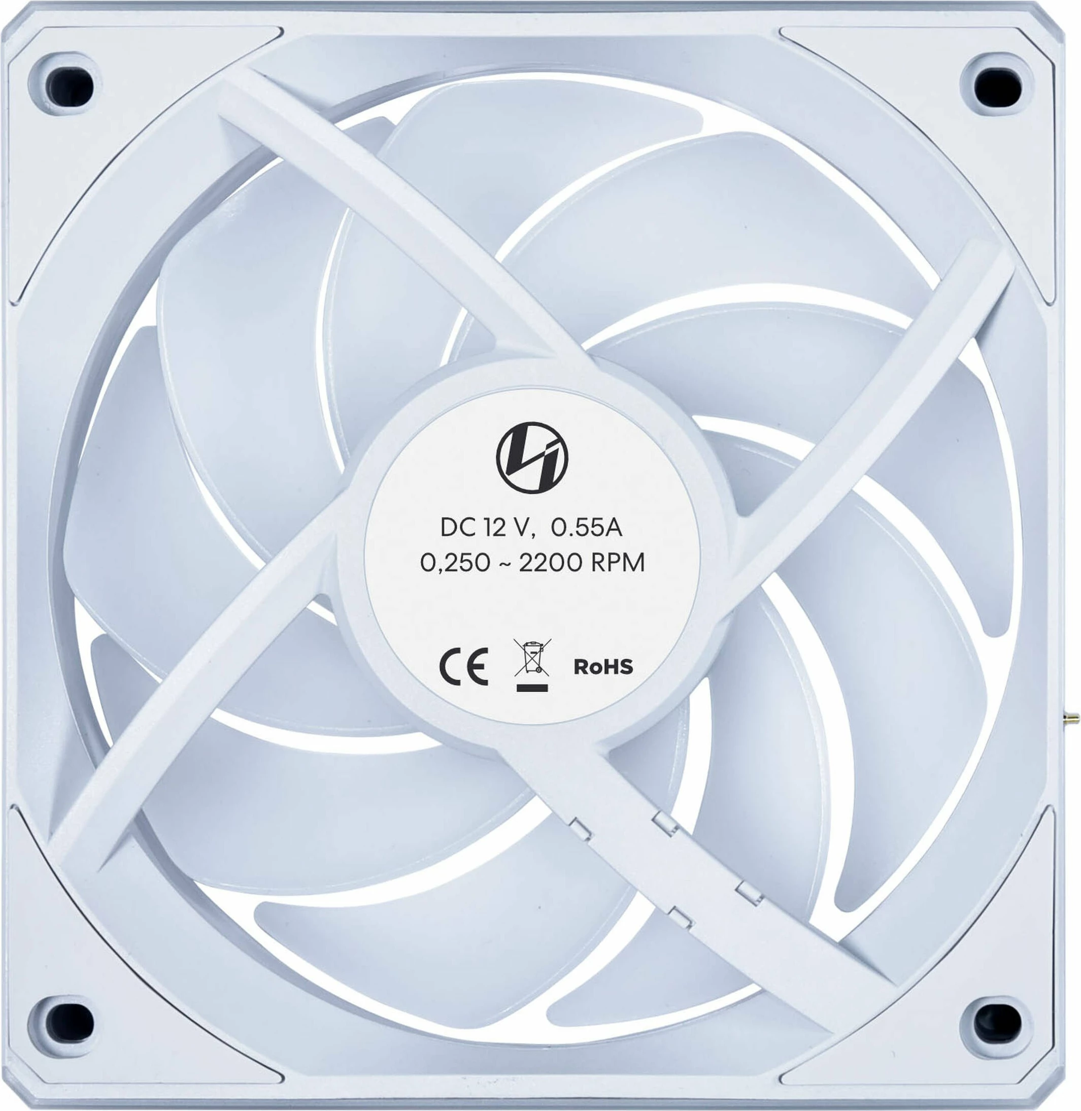 Ventilator kase kompjuteri Lian Li UNI FAN CL Wireless 120 (12CL1W1W) 120mm ARGB PWM 4-pin 1 copë, i bardhë