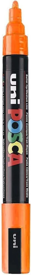 UNI POSCA PC-5M Marker – Portokalli (Orange)