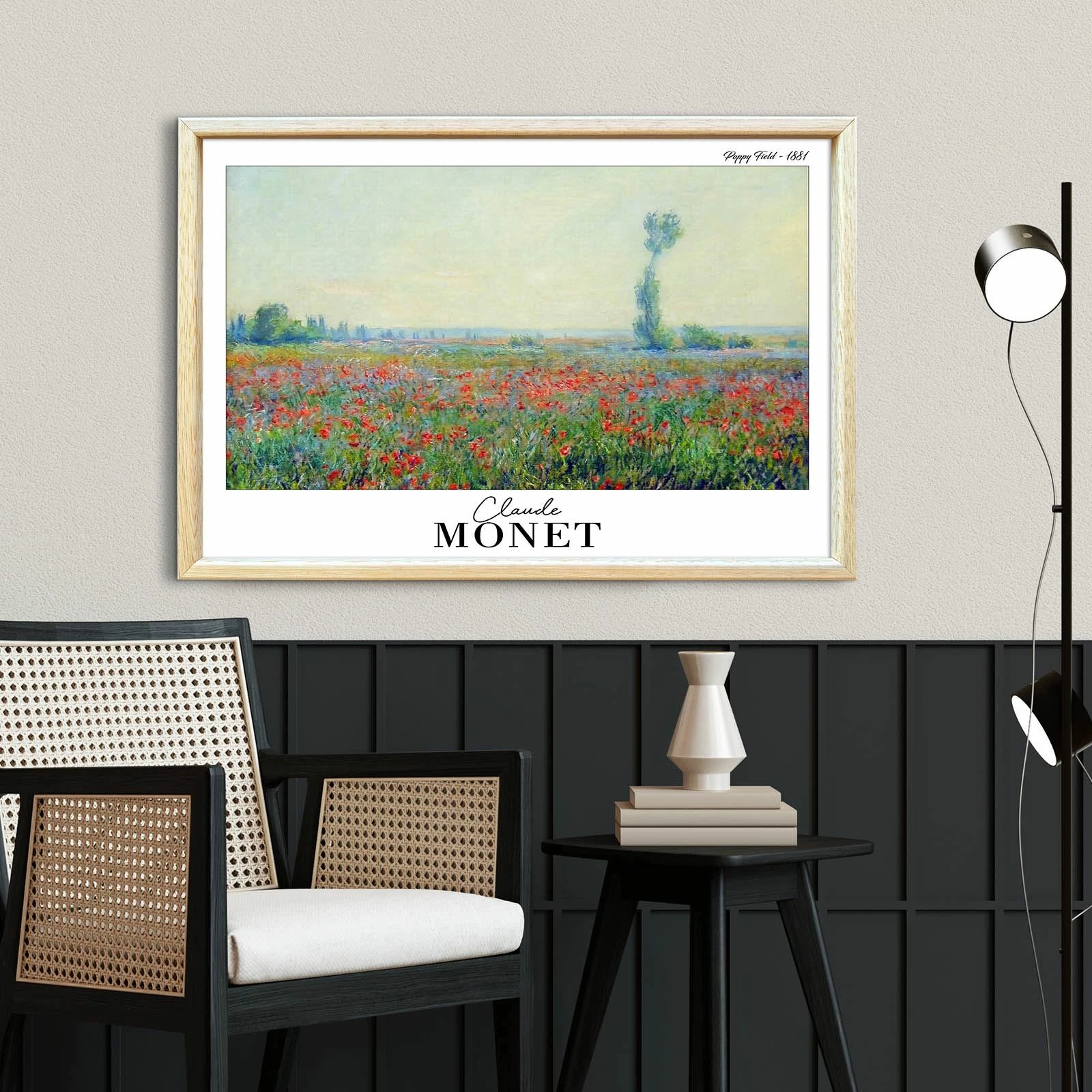 Pikturë dekorative me kornizë, Wallity, 4262AHSMONET-022
