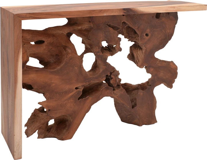 Konsol tavoline Jako, dru tik natyral, 120x40x80cm