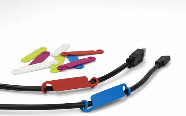 Shenjues kabllosh DeLOCK, set 10 copë, për kabllo deri 4 mm, shumëngjyrësh