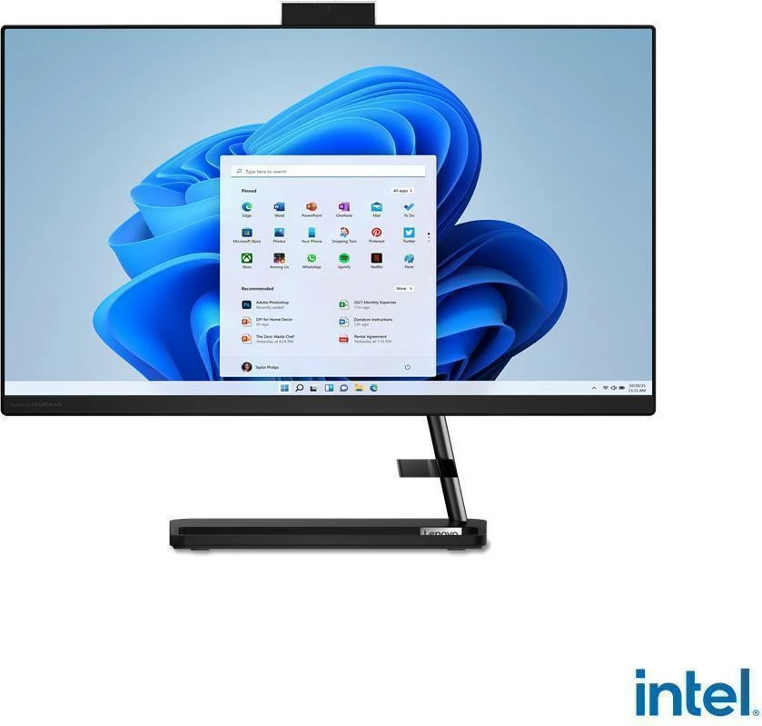 Lenovo PC AIO IdeaCentre 3 24IAP7, 23.8", Intel Core i7-13620H, 16GB RAM, 512GB SSD, Intel UHD Graphics, i zi 