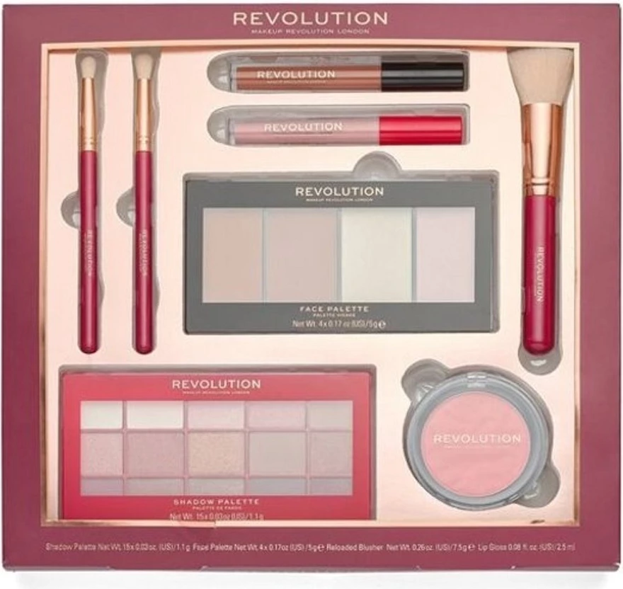 Set për grim Makeup Revolution Reloaded Collection për femra, 8 art