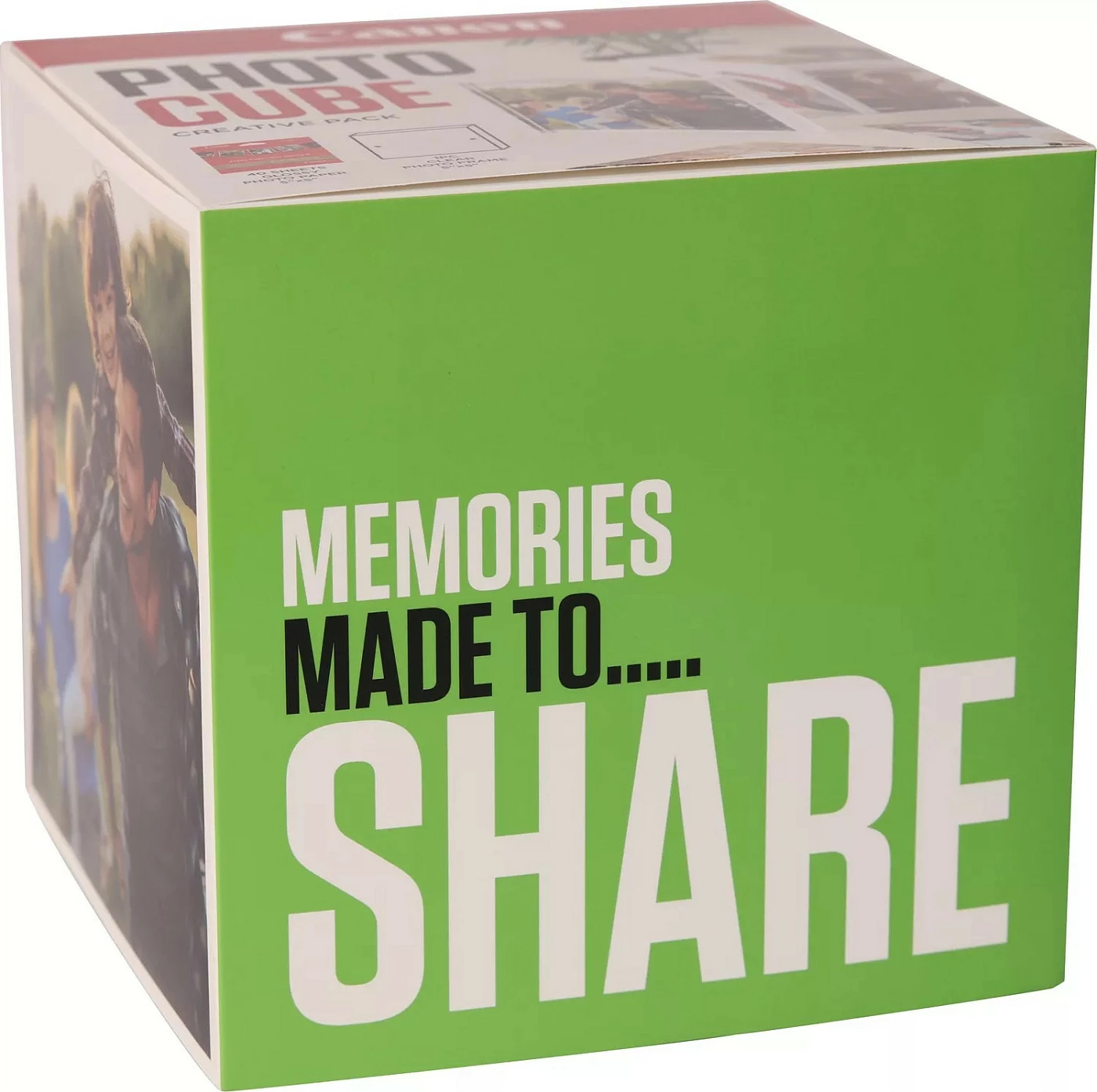 Letër fotografike Canon PP-201 Photo Cube Creative Pack, 13x13 cm, glossy, 40 fletë, e gjelbër