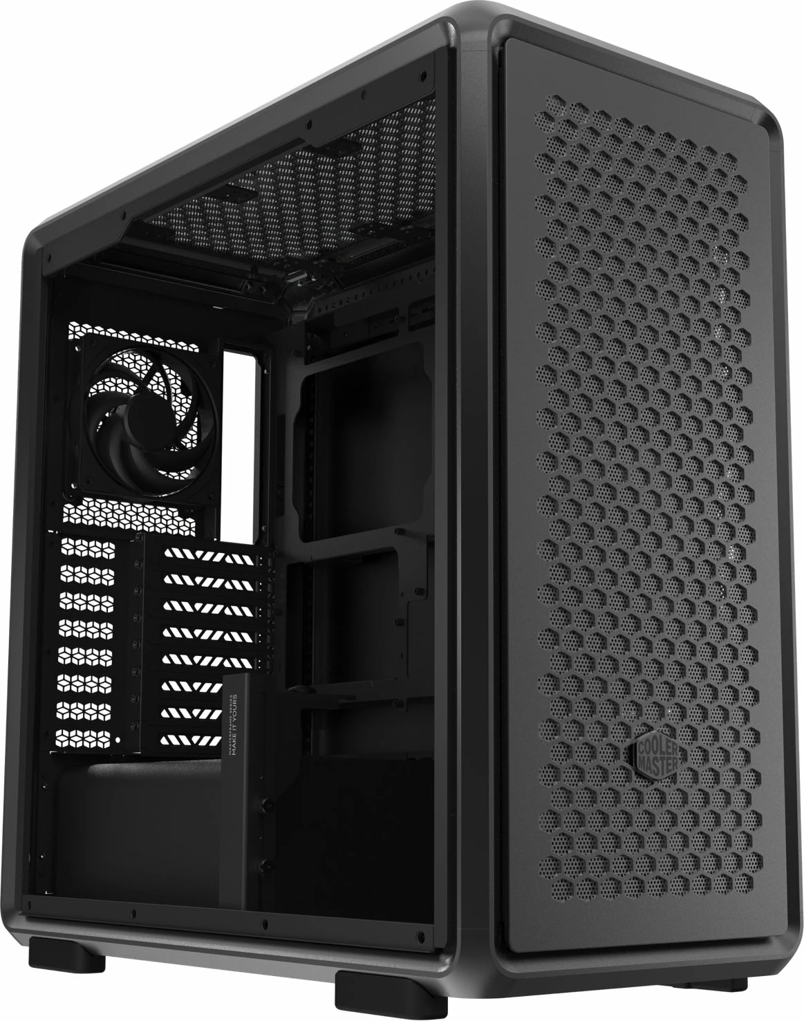 Kasë Cooler Master MasterFrame 600 MF600-KGNN-S00 Midi Tower, ATX/E-ATX, 5x 2.5\", 3x 140mm fanë, USB-C, e zezë
