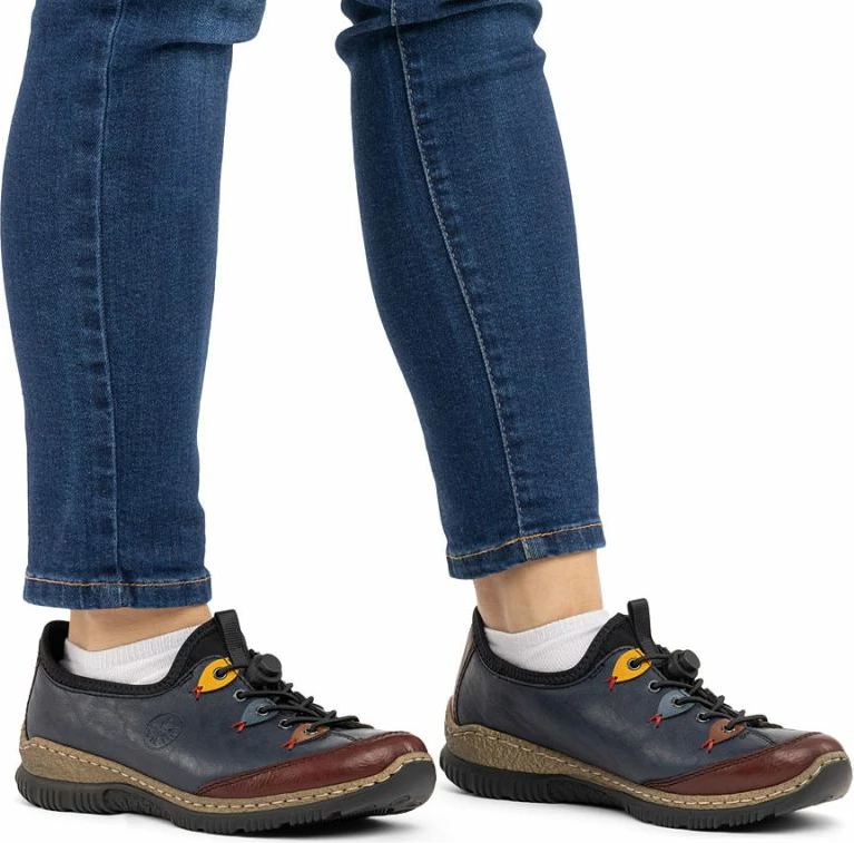 Këpucë slip-on për femra Rieker N3271-35, navy [Madhësia: 37]