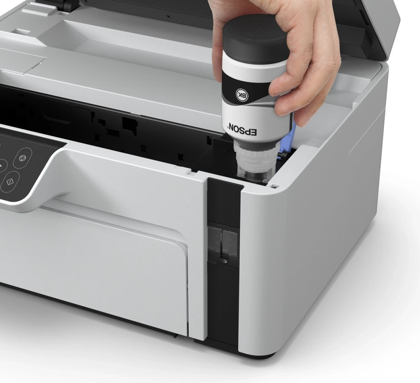 Printer Epson M2120, i bardhë