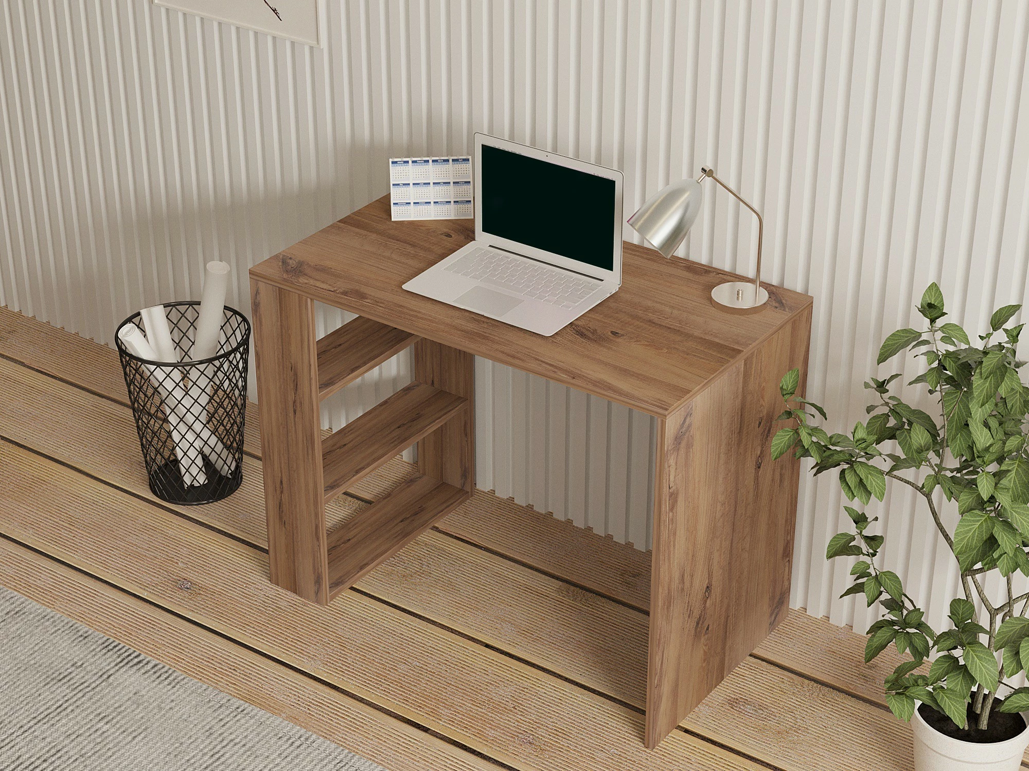 Tavolinë pune Hanah Home, ngjyrë pishë Atlantike