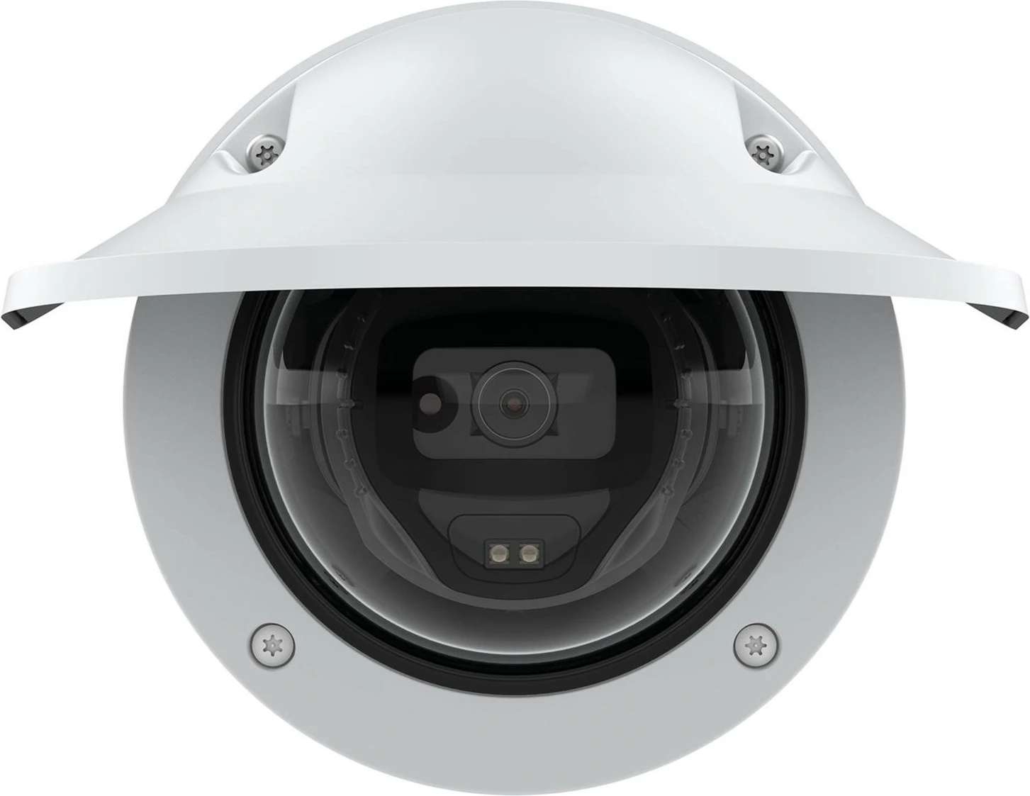 Kamerë sigurie IP Axis 02371-001, e brendshme dhe e jashtme, me kabllo, tavan/mur, e bardhë, dome