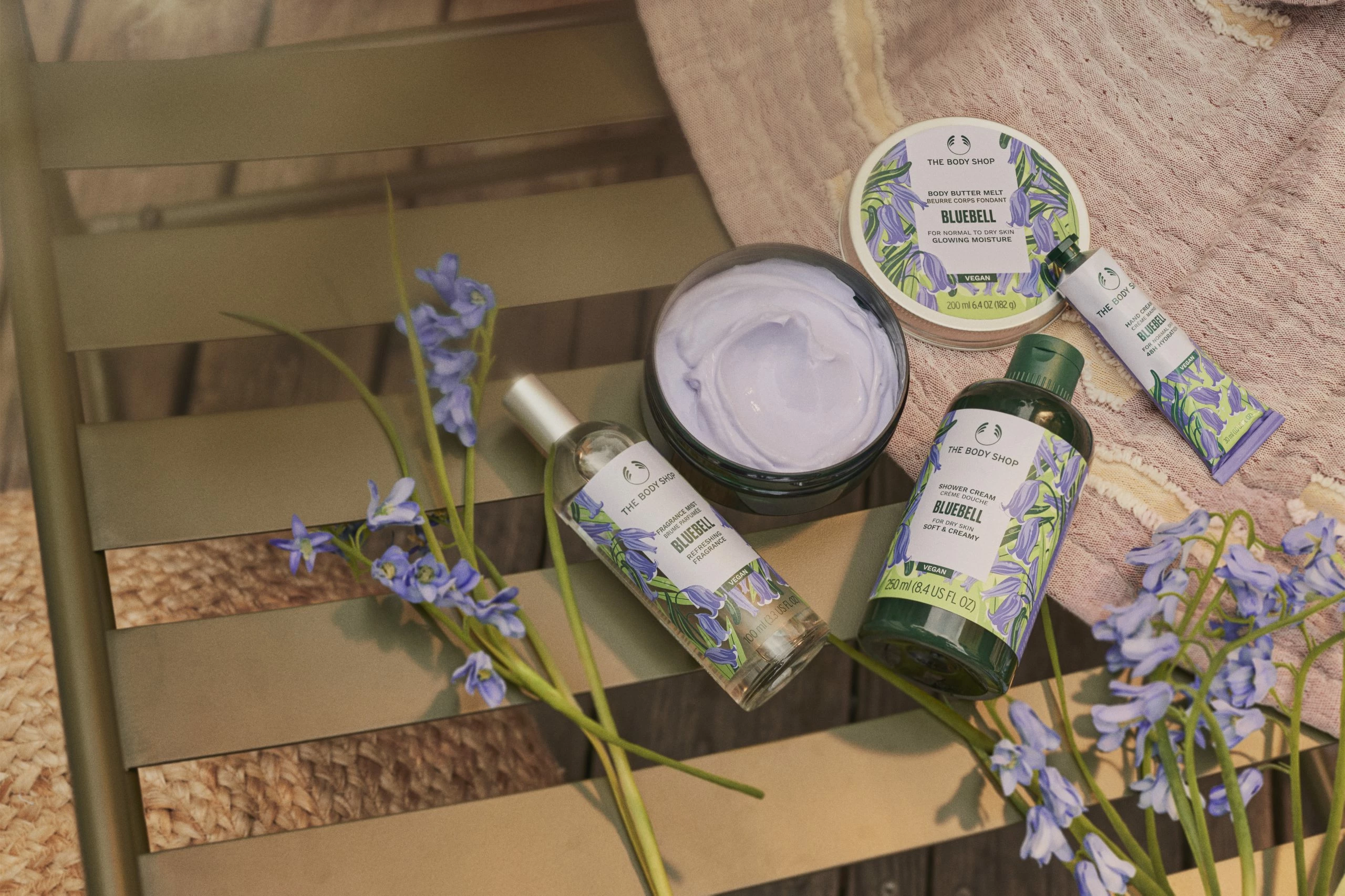 Gjalp për trup The Body Shop Bluebell, 200 ml