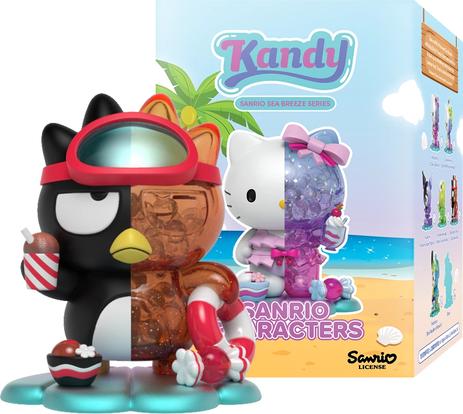 Figurinë koleksionuese Mighty Jaxx Kandy x Sanrio Sea Breeze Series, blind box (1 copë, figurë e rastësishme)
