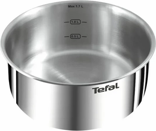 Set tenxheresh Tefal Ingenio L8964S55, 4 copë, çelik inoks, dorezë e zezë