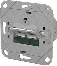 Prizë muri RJ-45 METZ CONNECT 130D381200-I, 2x RJ45, PoE 90W, 10GbE, metalike