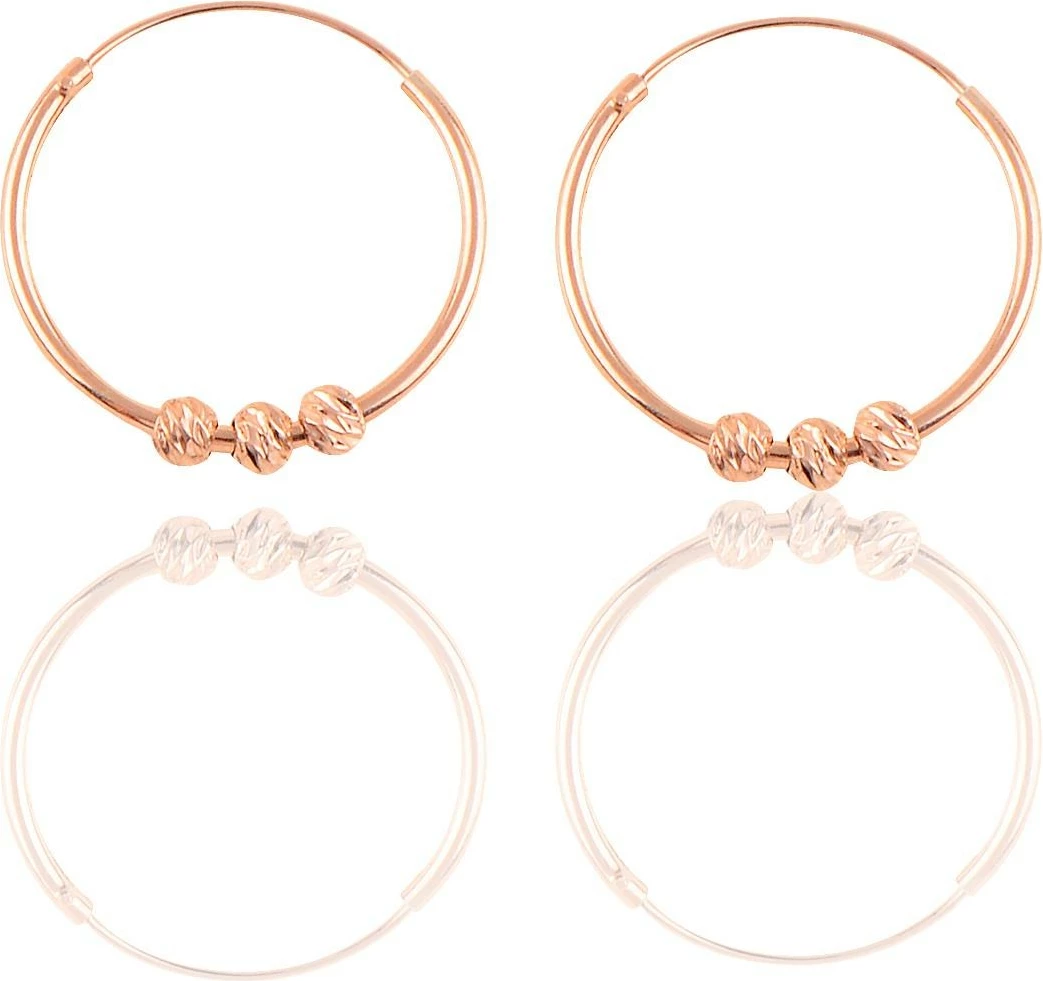 Vathë argjendi ngjyrë rozë gold, Jumeon, 10336ROS