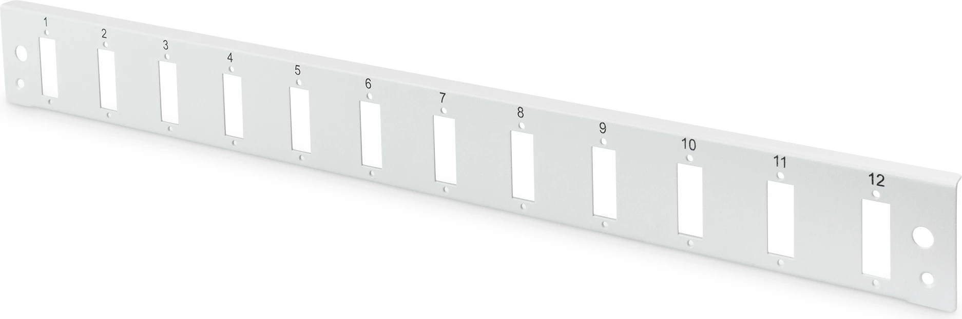 Panel frontal Digitus LWL Spleißbox 1U, 12x SC DX, gri